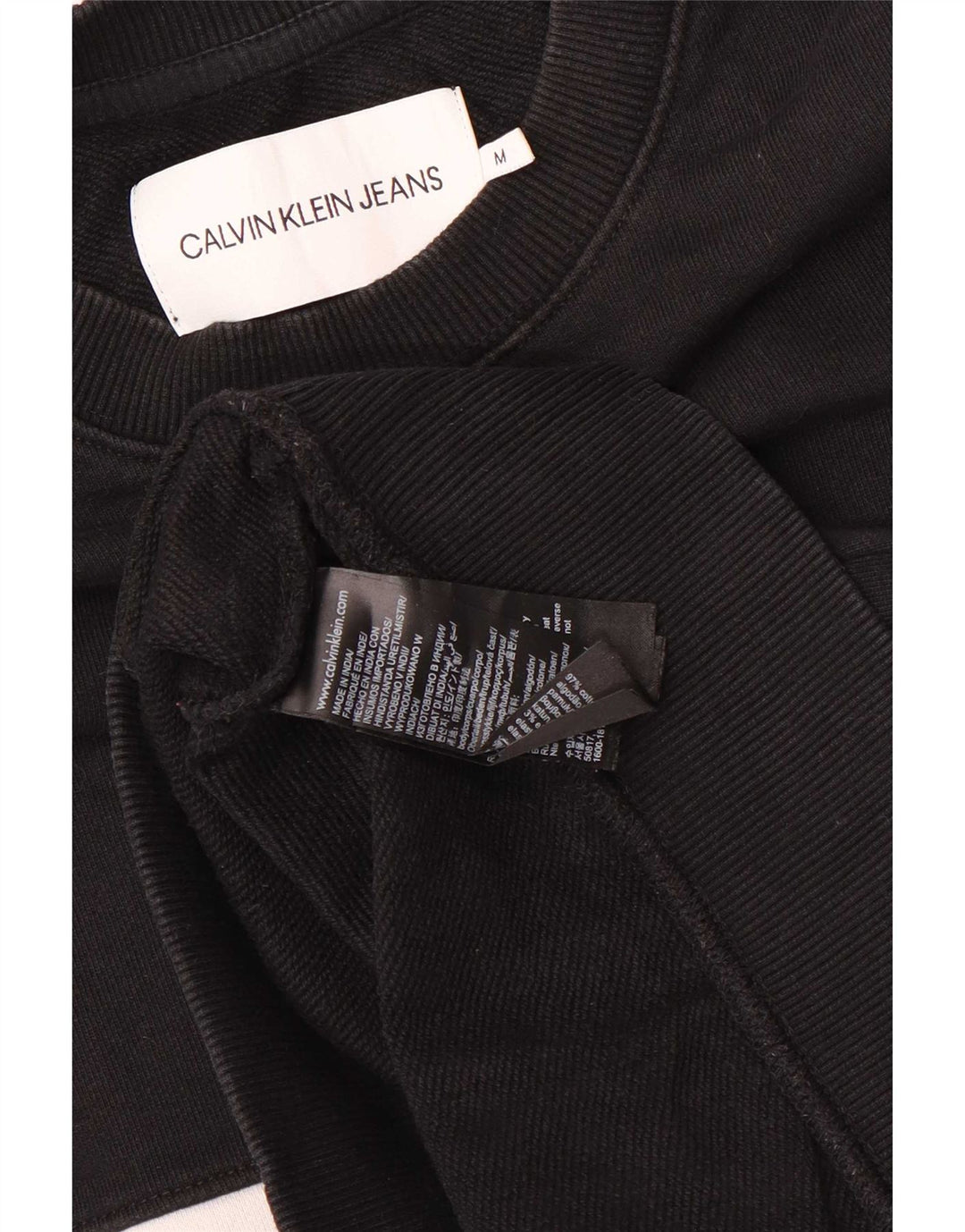 Męska bluza z grafiką Calvin Klein Jeans w kolorze średniej czerni