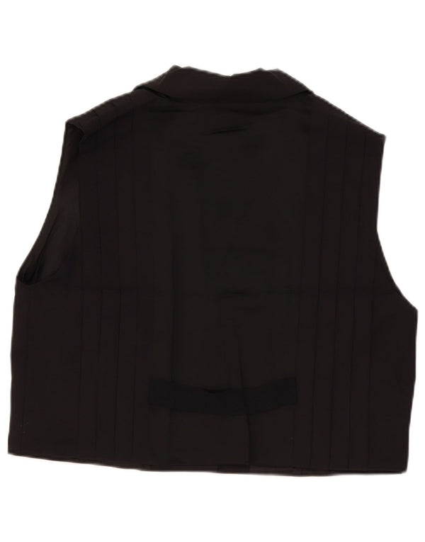 Kamizelka damska Zara UK 18 XL Czarna wiskoza