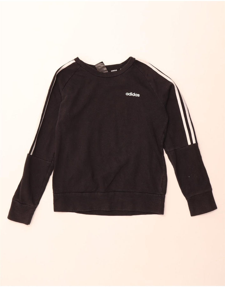Damska bluza ADIDAS Sweter UK 8/10 Mała czarna bawełna