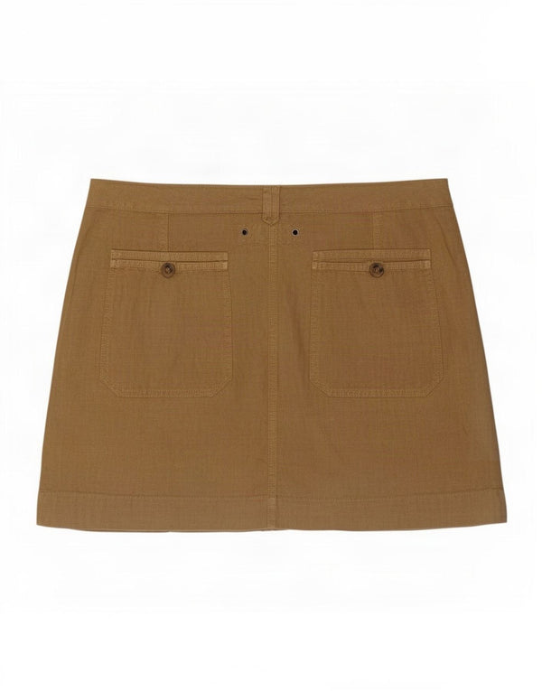 Spódnica mini damska Massimo Dutti Medium W30 beżowa