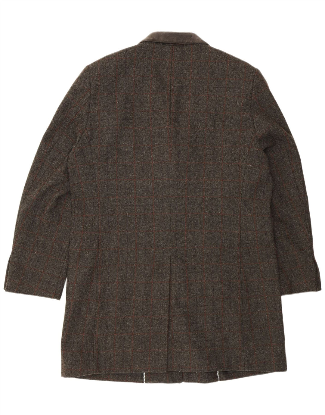 Męska marynarka VINTAGE Regular Longline zapinana na 3 guziki UK 46 3XL Szara kratka