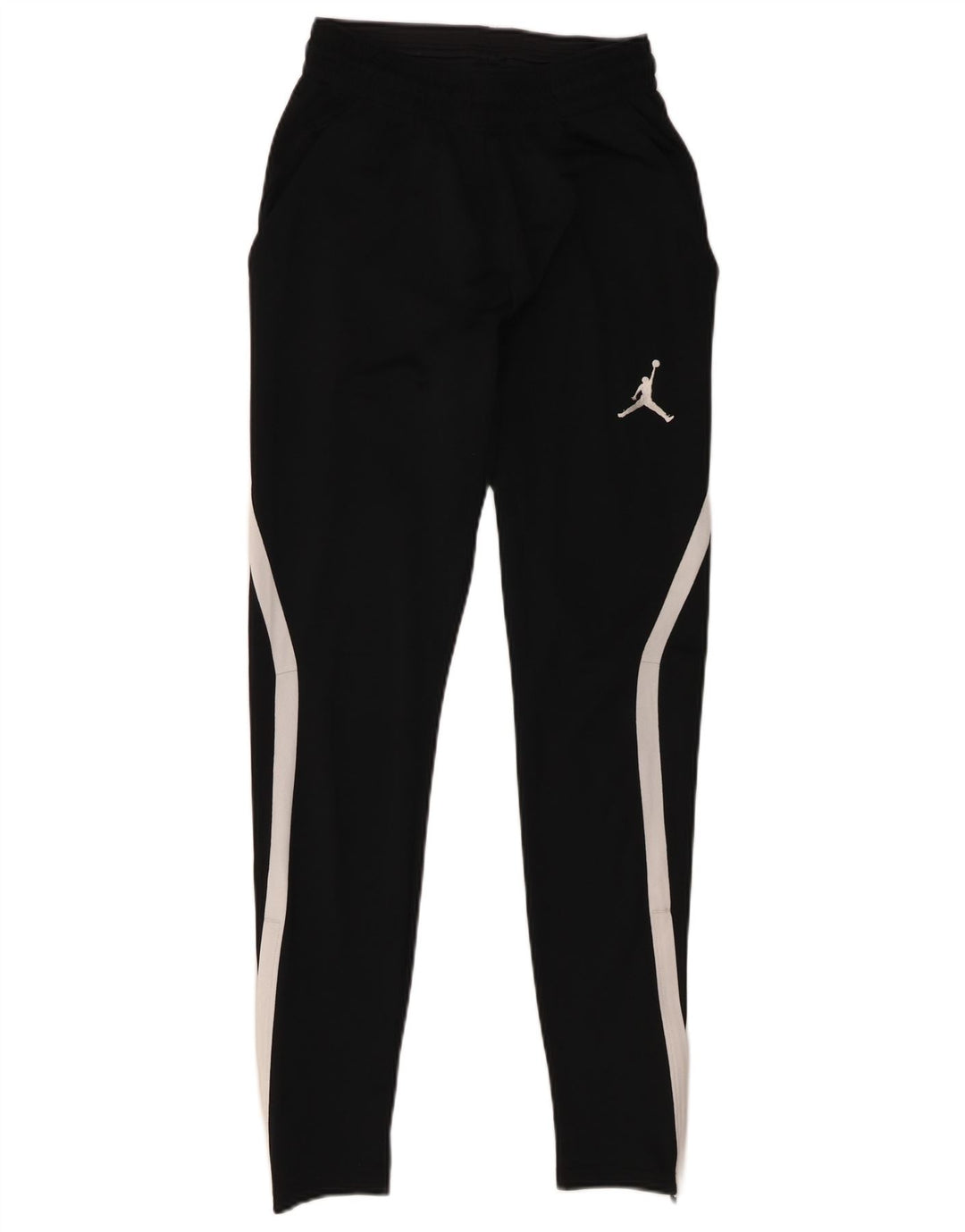 Męskie spodnie dresowe Jordan Dri Fit XS, czarny poliester z blokami kolorów