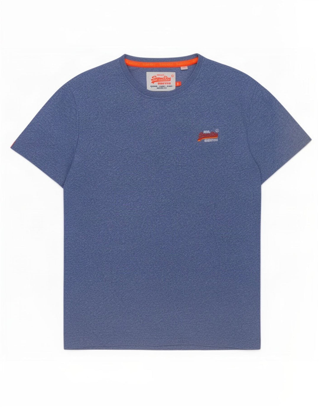 Męski T-shirt Superdry, duży, niebieski nakrapiany