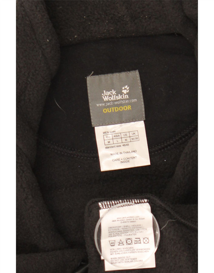 Męska kamizelka polarowa Jack Wolfskin UK 36/38 Średni czarny poliester