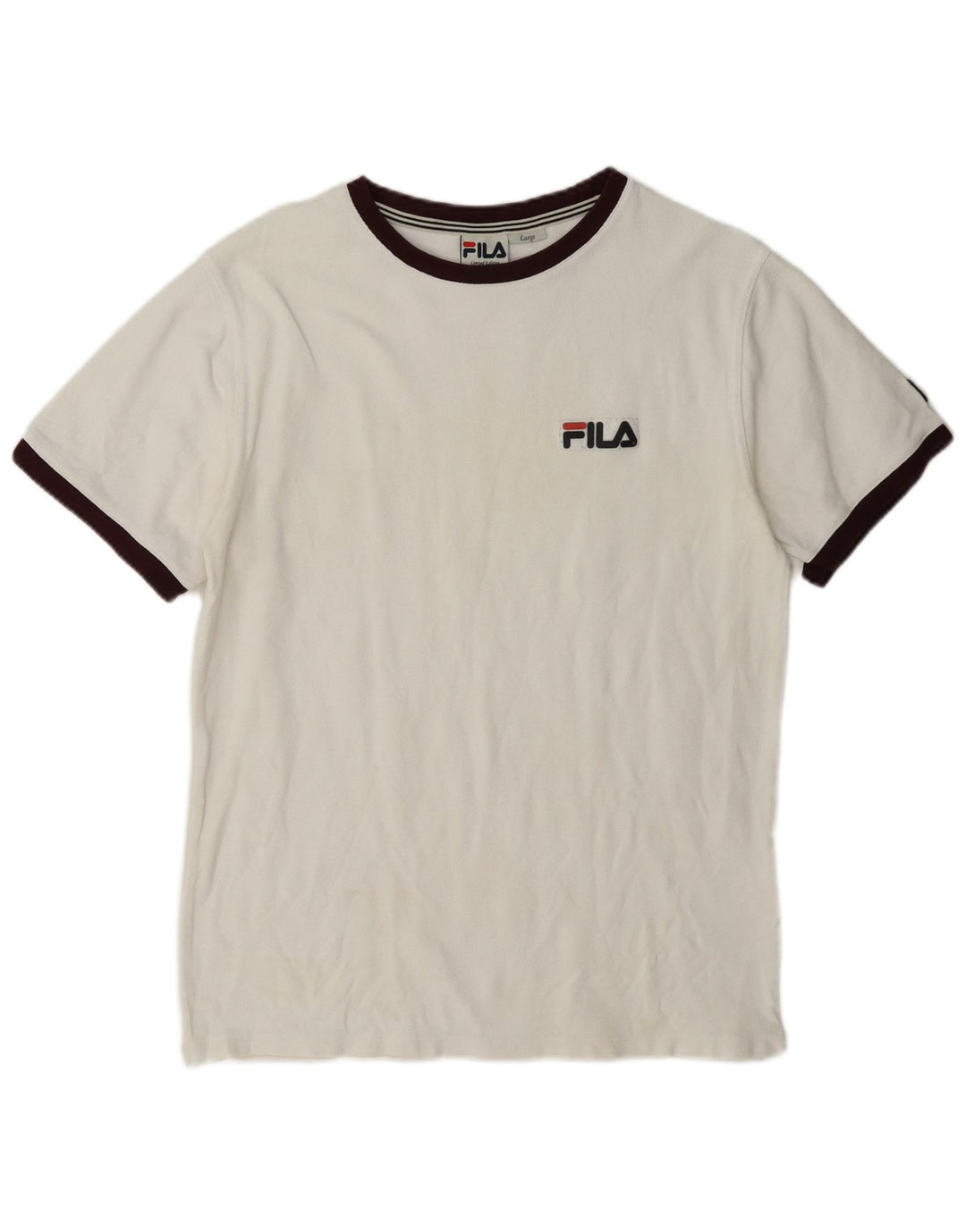 T-shirt męski Fila, duży, biały, bawełniany