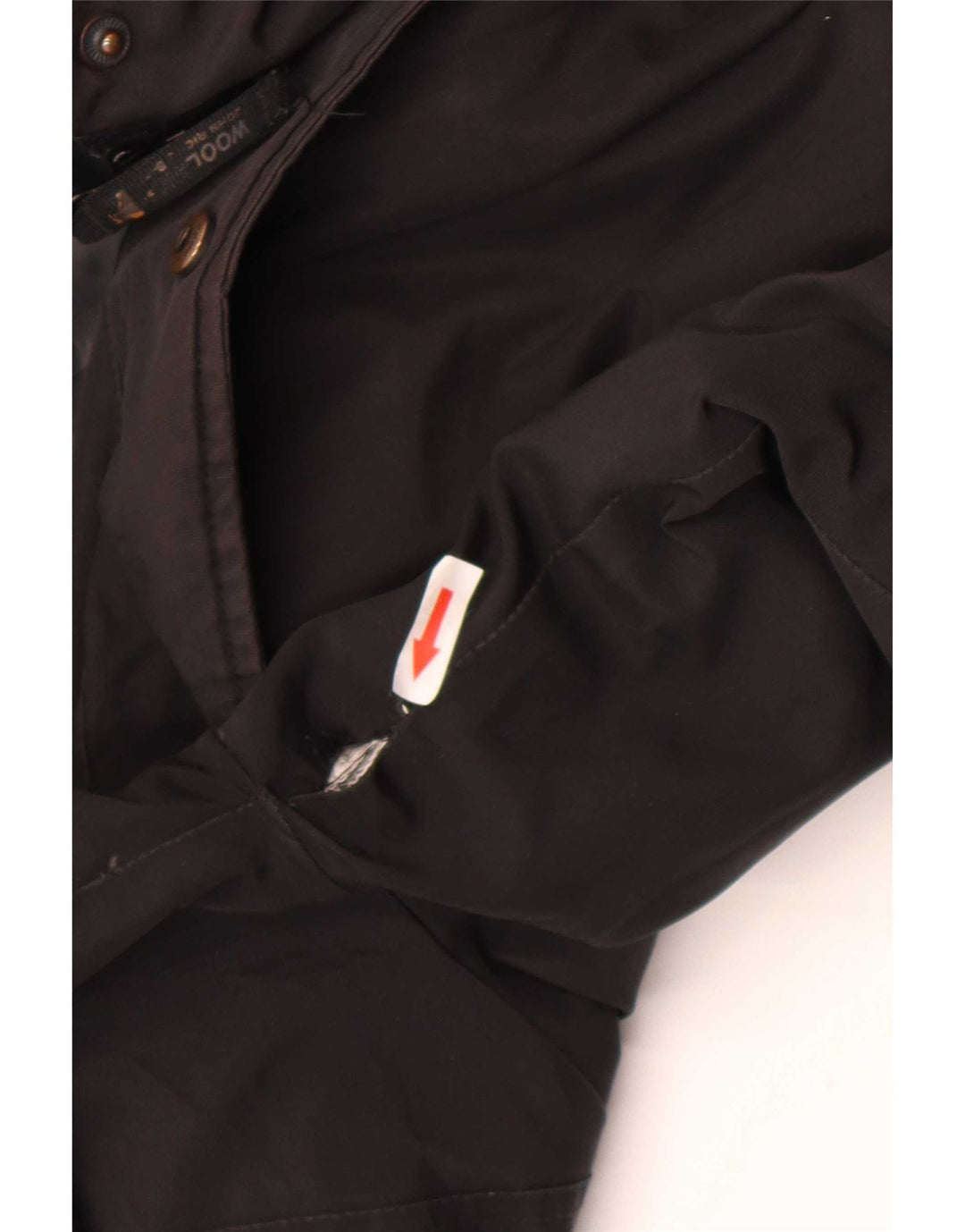 Damska kurtka parka z kapturem Woolrich UK 12, średnia czarna