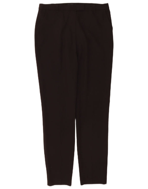Damskie spodnie garniturowe Topshop slim fit UK 10 Small W28 L30 Brązowy poliester