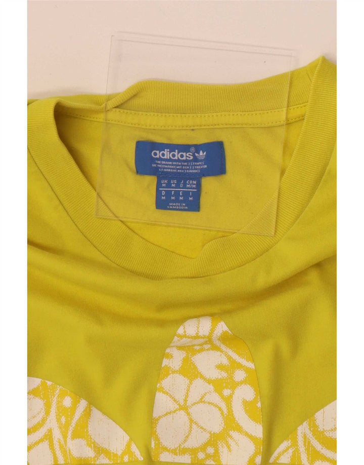 Męska koszulka graficzna Adidas Top Medium Yellow
