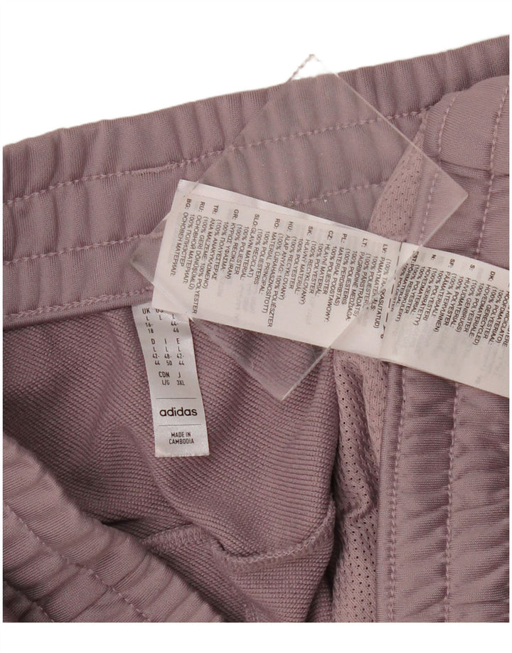 Damskie spodnie dresowe ADIDAS Joggers UK 16/18 Duży fioletowy poliester