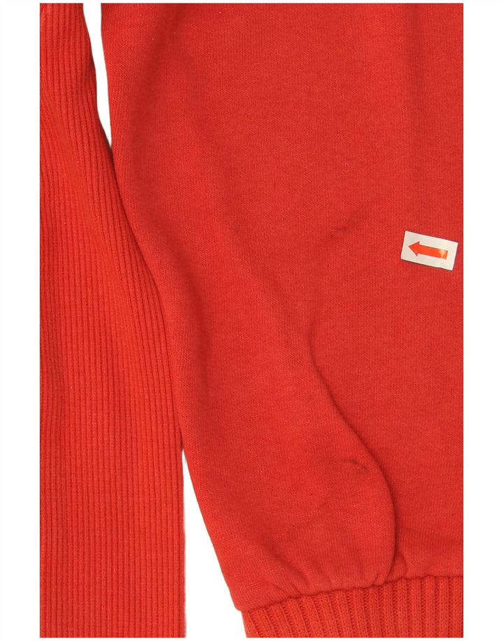 Męska bluza z grafiką Puma, bawełniana, średnia czerwona
