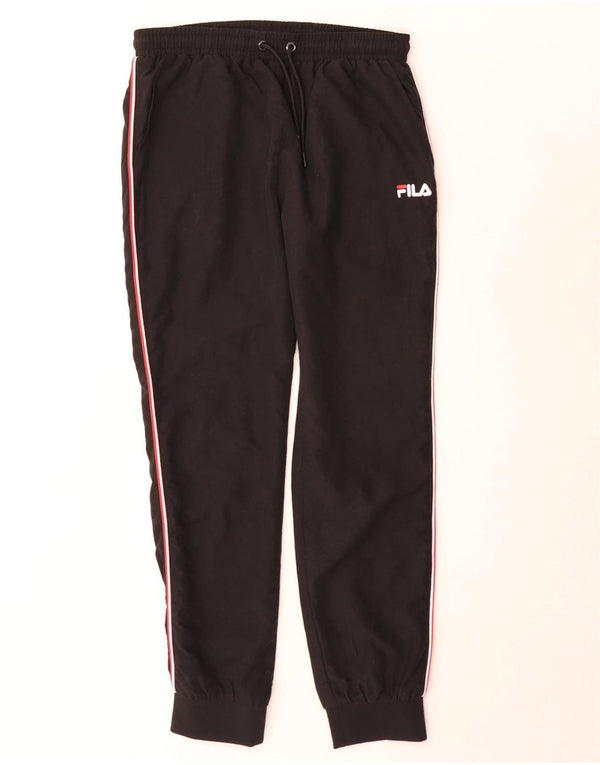 Męskie spodnie dresowe Fila Joggers Small Black Poliester