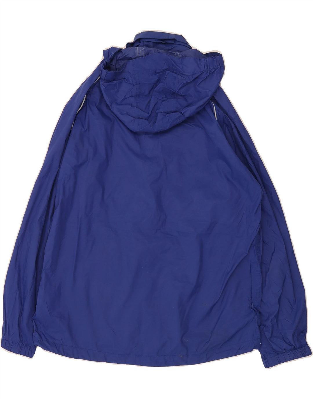 MOUNTAIN WAREHOUSE Boys Hooded Rain Jacket 12-13 Years Blue Nylon Vintage Mountain Warehouse and Second-Hand Mountain Warehouse from Messina Hembry 