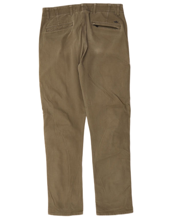 Męskie spodnie chino Alpha Slim W32 L32 Khaki, bawełna