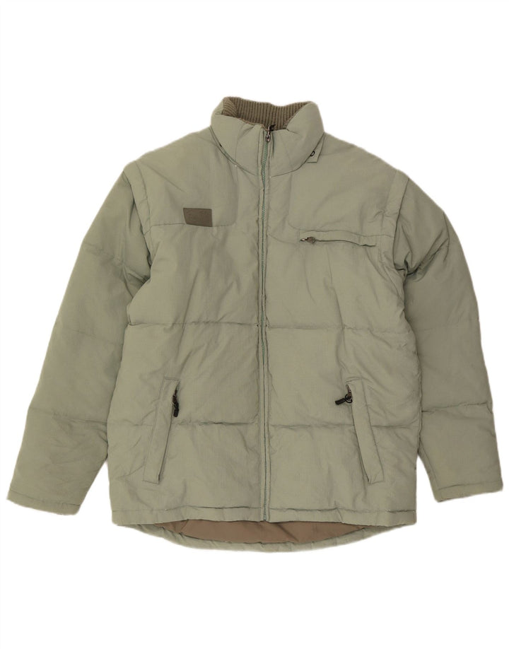 Męska ocieplana kurtka Fila UK 36 Small Khaki, poliamid