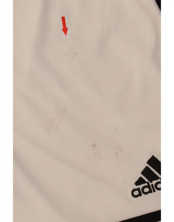 Męskie spodenki sportowe Adidas, małe, białe, poliestrowe