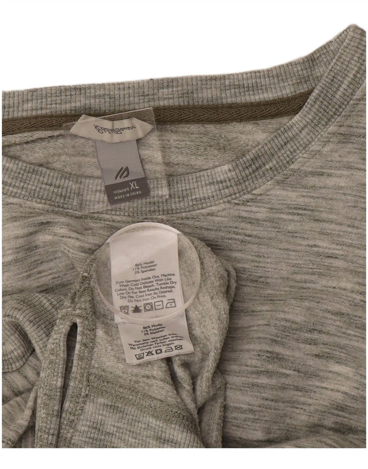 Damska bluza dresowa EDDIE BAUER UK 18 XL Szara nakrapiana modal