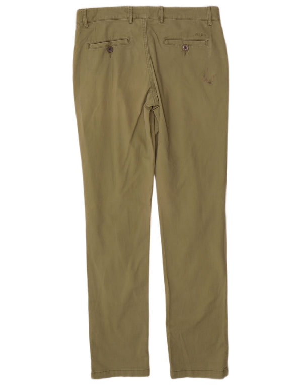 Spodnie damskie typu slim chino FAT FACE UK 10 Small W32 L32 Khaki Cotton