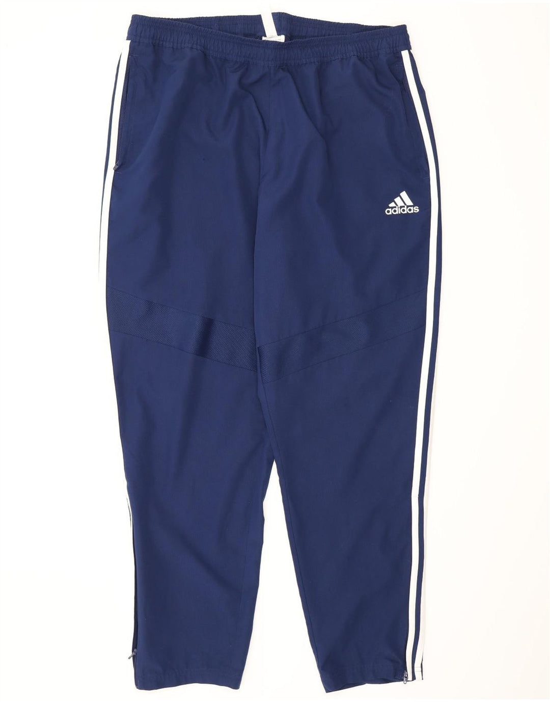Męskie spodnie dresowe Adidas Climalite XL, granatowe, poliestrowe