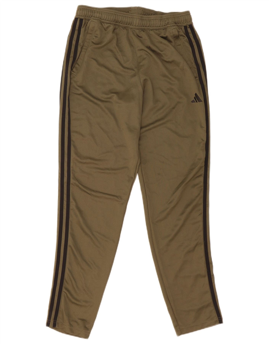 Męskie spodnie dresowe Adidas Aeroready, średni khaki, poliester