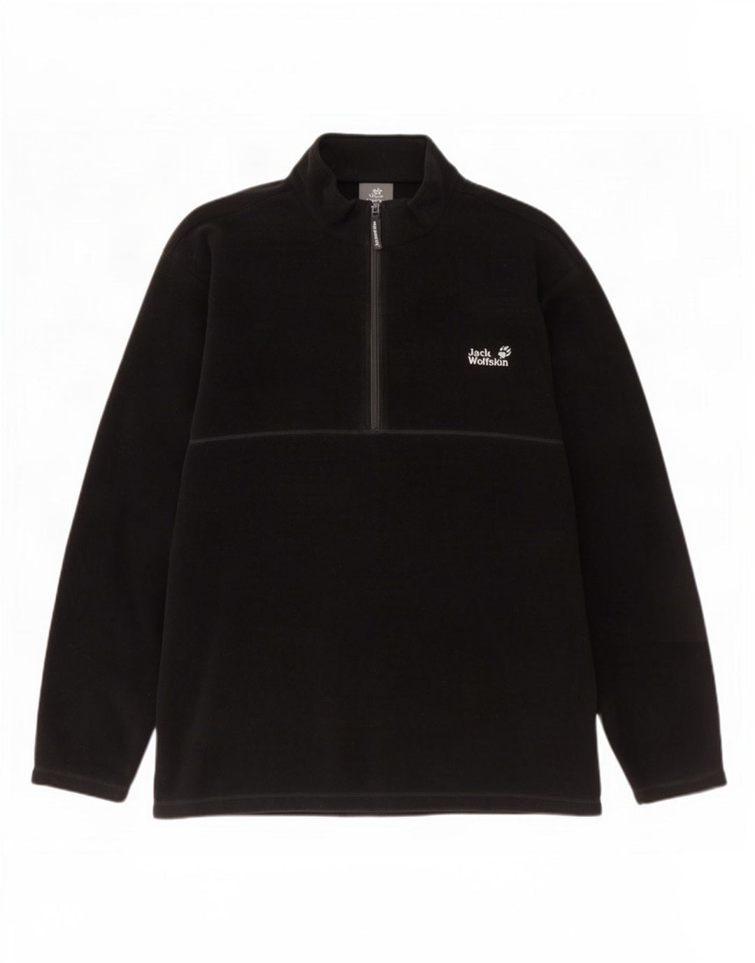 Męski sweter polarowy Jack Wolfskin z zamkiem błyskawicznym, 2XL, czarny poliester