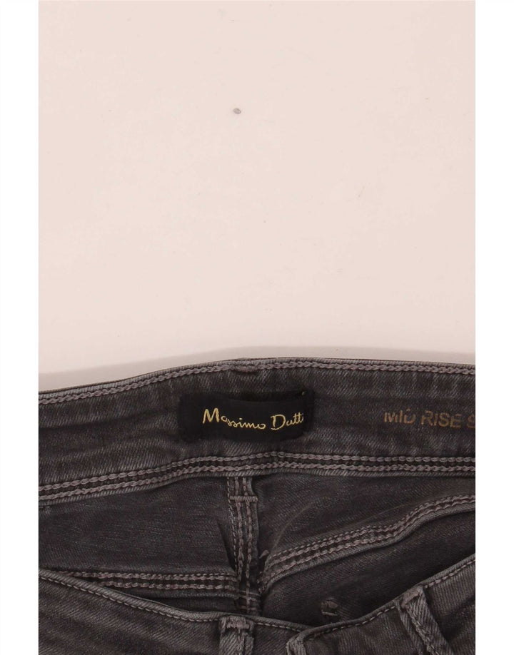 Jeansy damskie Massimo Dutti Mid Rise Skinny Jeans W24 L30 Szare