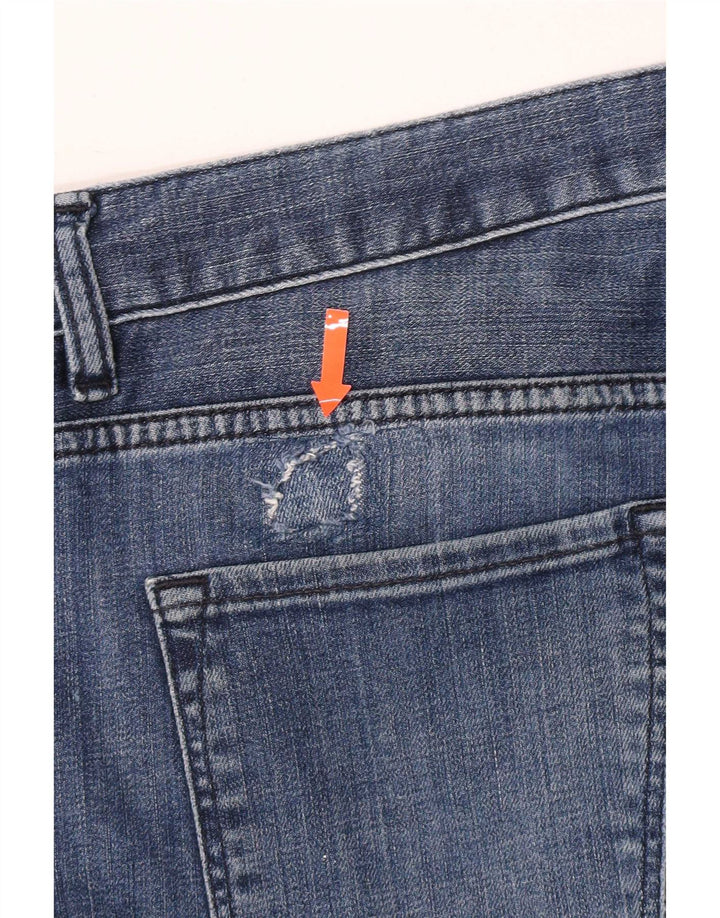 Męskie jeansy ze stretchem Hugo Boss W34 L32 Niebieskie bawełniane