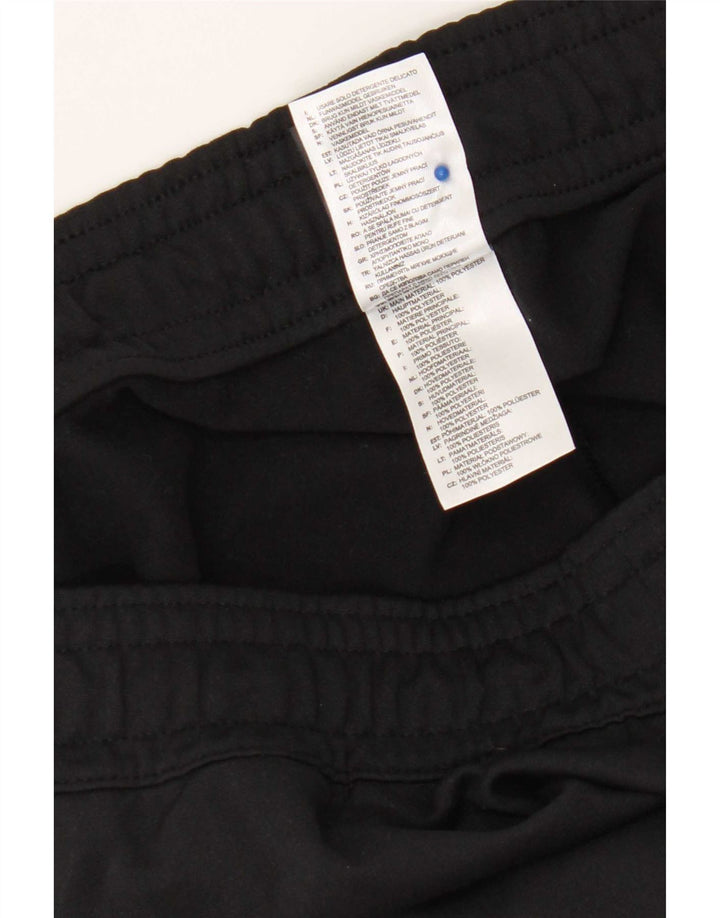 Damskie spodnie dresowe Adidas UK 16/18, duże, czarne, poliestrowe
