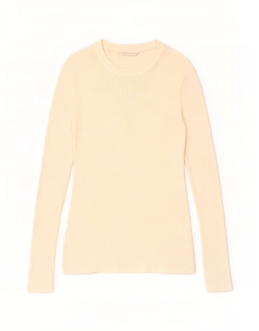 Damski top z długim rękawem Hugo Boss UK 12 Medium Off White