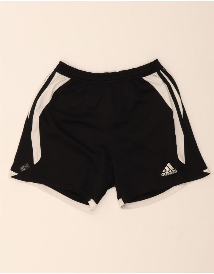 Męskie spodenki sportowe Adidas Climalite, średni czarny poliester z blokami kolorów