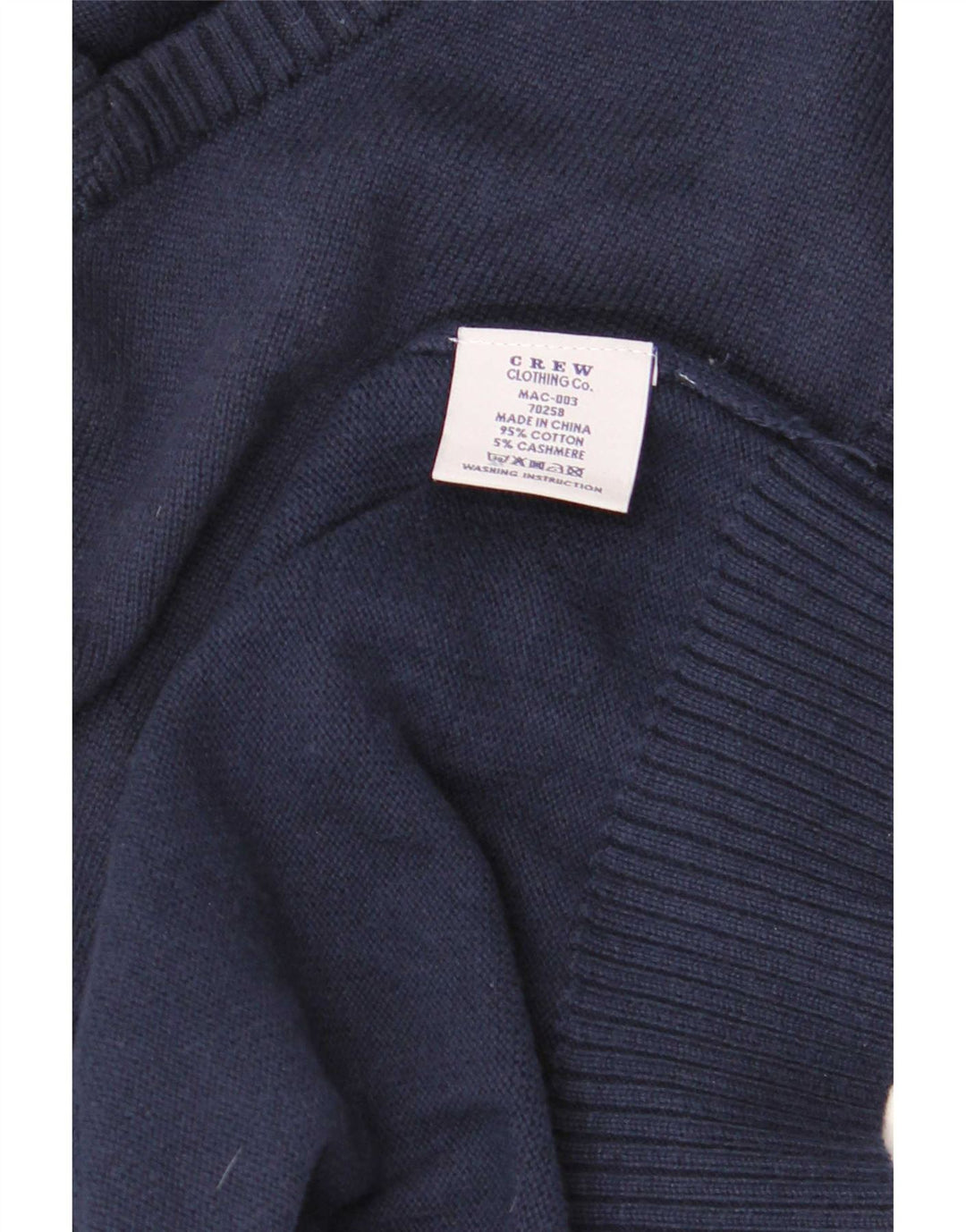 Crew Clothing Męski podkoszulek z kamizelką, mały, granatowy, bawełniany