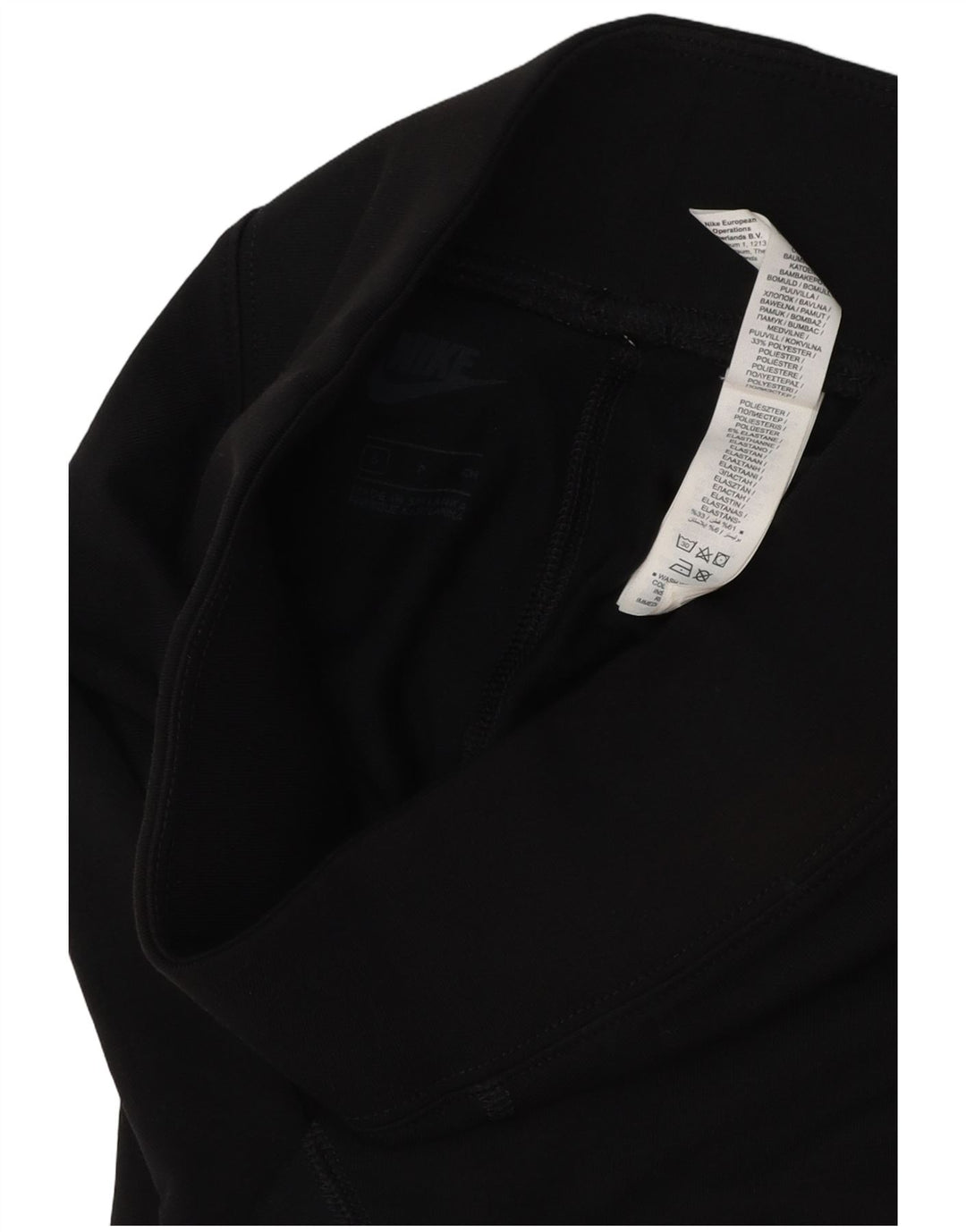 Damskie legginsy NIKE Graphic UK 10, małe, czarne, poliestrowe