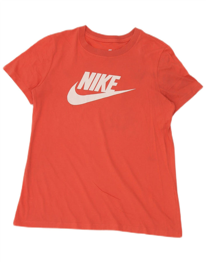 Damska koszulka z grafiką Nike Top UK 14 Średnia pomarańcza