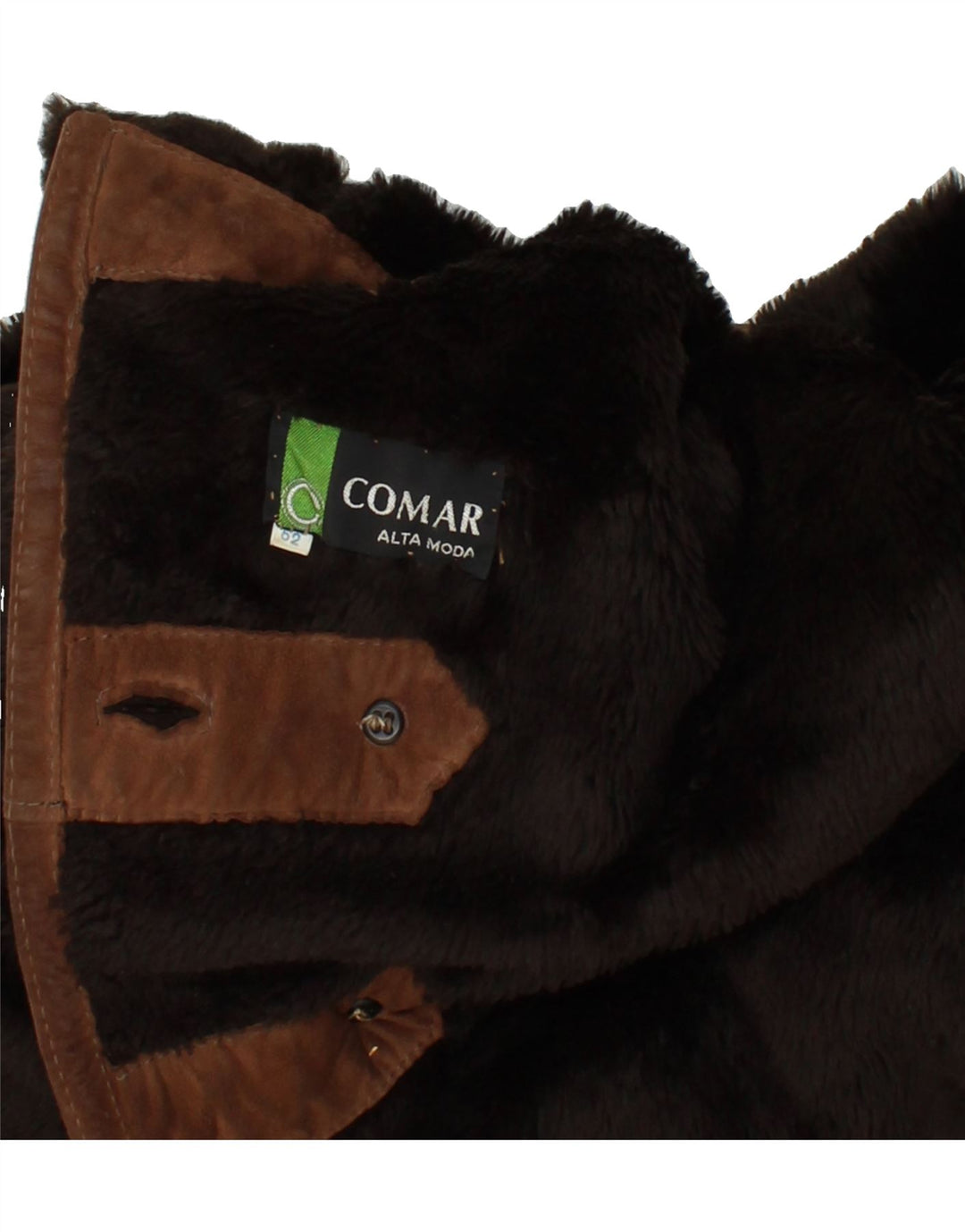 Płaszcz damski VINTAGE IT 52 2XL brązowy