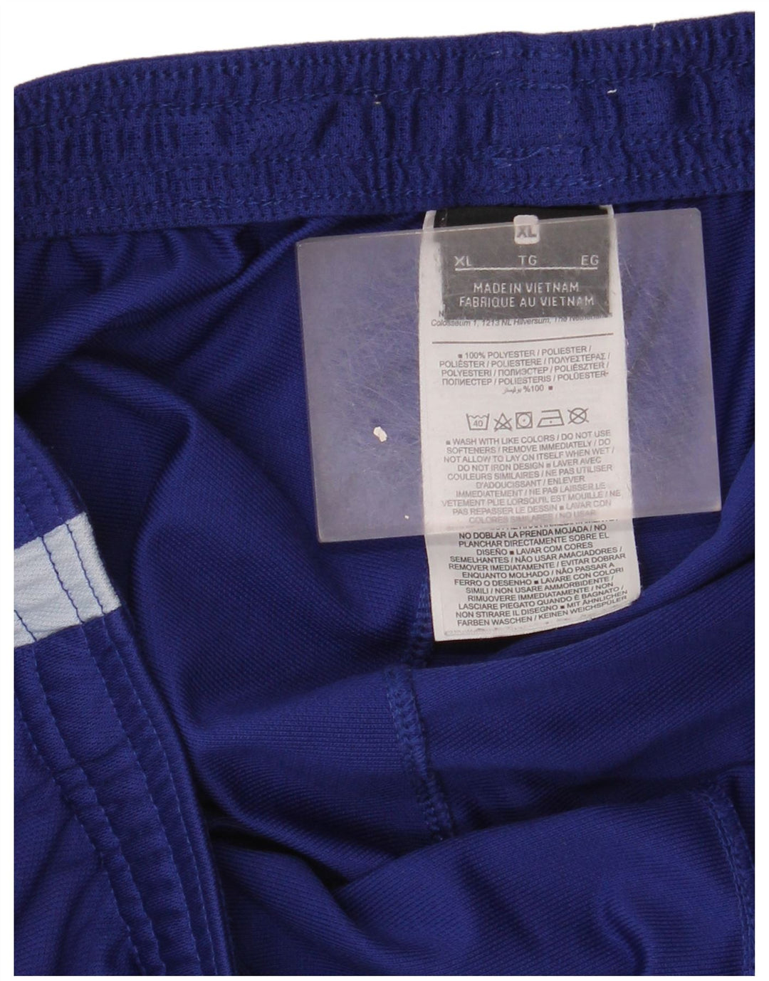Męskie spodnie dresowe Nike XL, niebieski, poliester z blokami kolorów