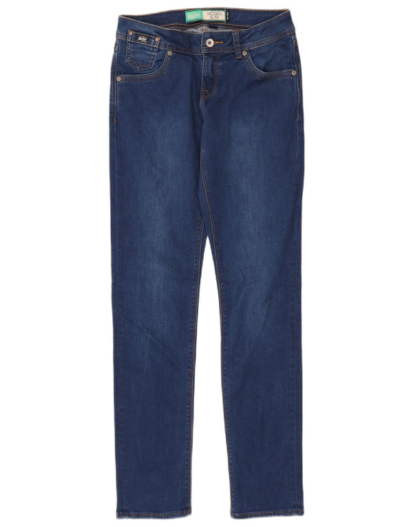 Damskie jeansy Superdry Imogen Slim W26 L32 Niebieskie, bawełniane