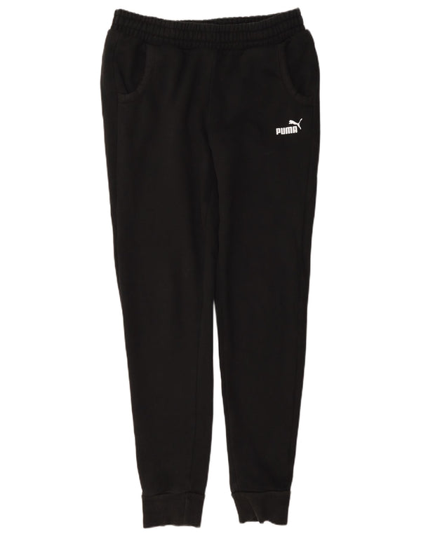 Damskie spodnie dresowe Puma Joggers UK 10 Małe Czarne Bawełniane