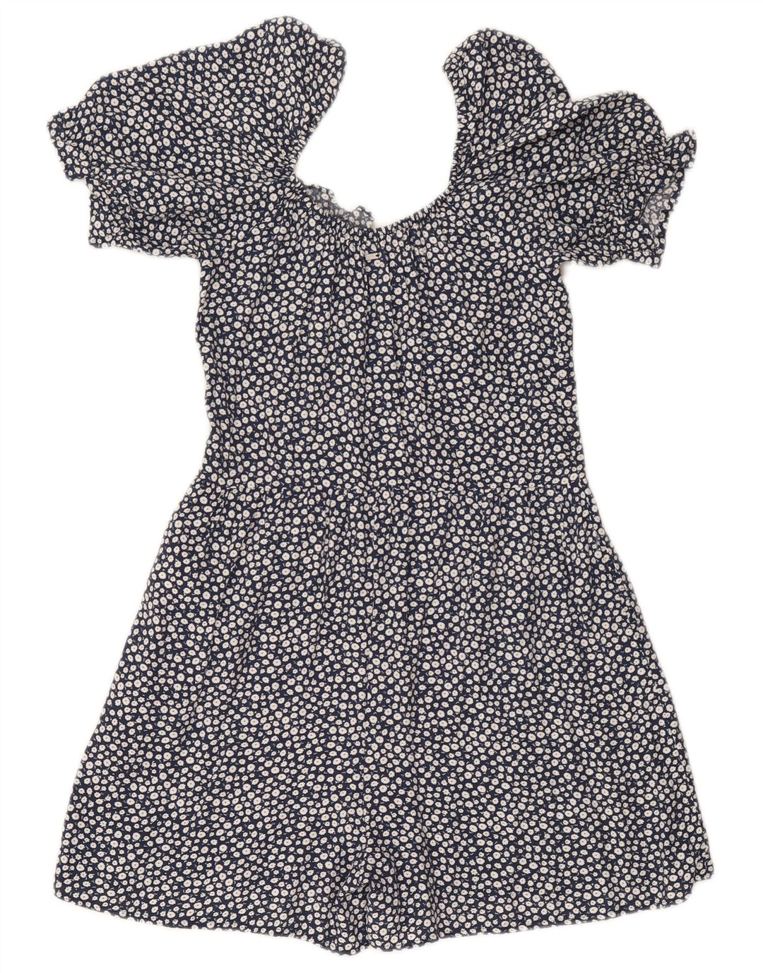 Kombinezon damski SUPERDRY UK 8 Small, granatowy, w kwiaty, wiskoza