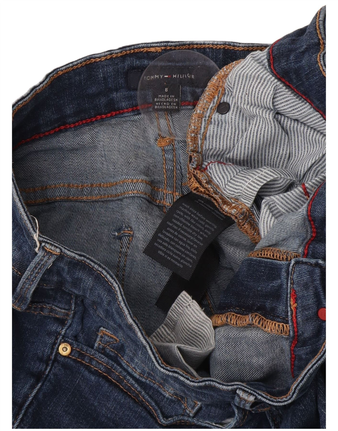 Damskie dżinsy Tommy Hilfiger US 8 Medium W30 L27 Niebieskie bawełniane