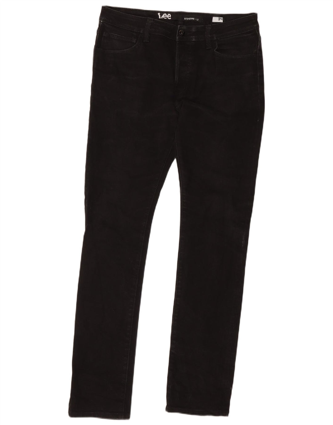 Damskie jeansy Lee Slim W34 L33 Czarne bawełniane