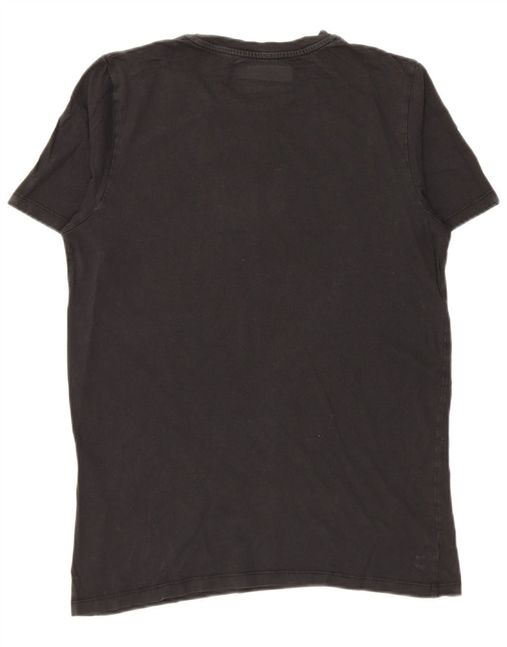 Męski T-shirt z grafiką Jack & Jones, mały, czarny