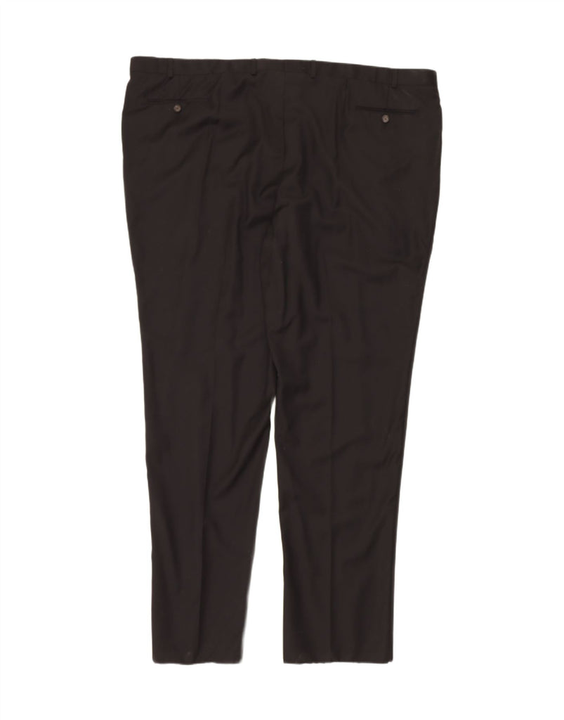 RALPH LAUREN Mens Slim Suit Trousers  W52 L38 Black Wool Vintage Ralph Lauren and Second-Hand Ralph Lauren from Messina Hembry 