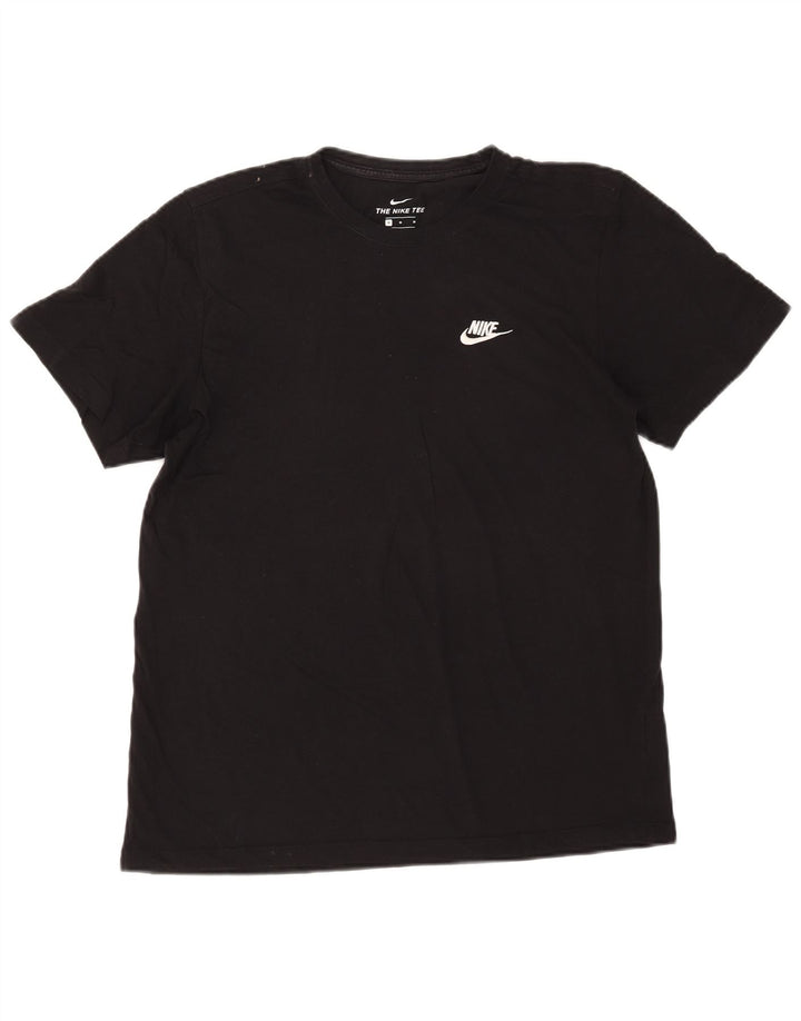 T-shirt męski Nike, średni czarny, bawełniany