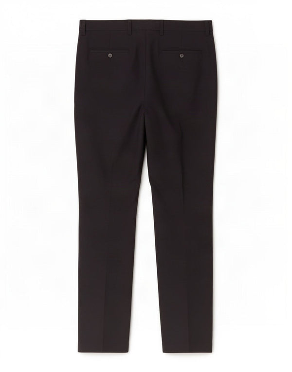 Marks & Spencer Męskie spodnie garniturowe slim fit W36 L33 Granatowy poliester
