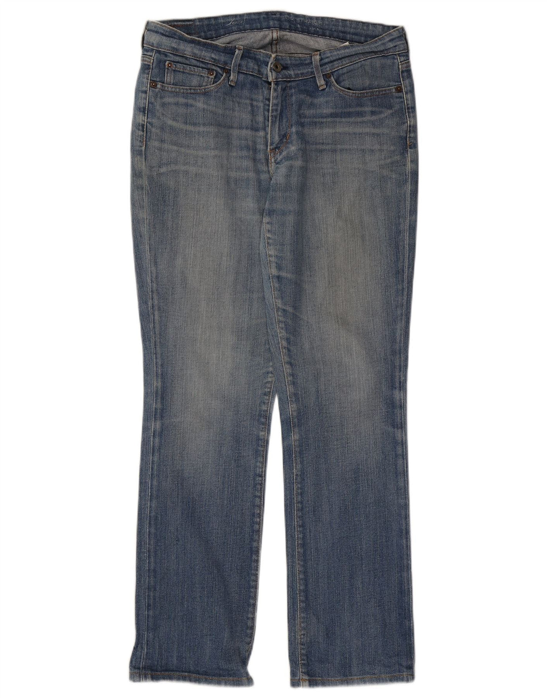 Damskie proste dżinsy Levi's US 10 Large W32 L30 Niebieska bawełna