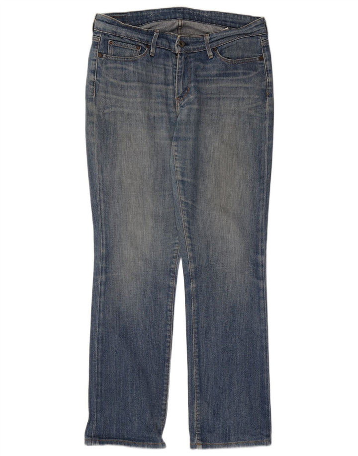 Damskie proste dżinsy Levi's US 10 Large W32 L30 Niebieska bawełna