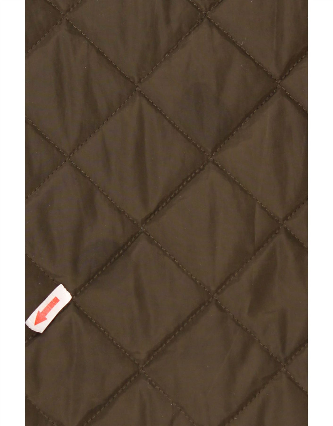Damski pikowany płaszcz z kapturem Dkny UK 16, duży poliester khaki