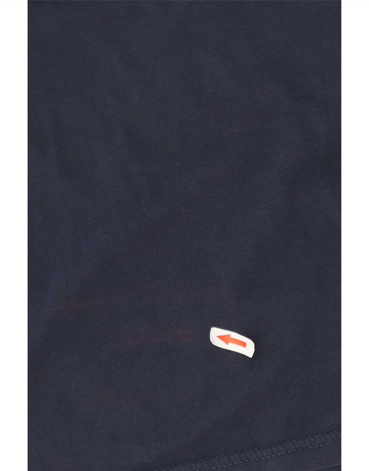 Męska koszulka z grafiką Tommy Hilfiger Top, średnia, granatowa bawełna