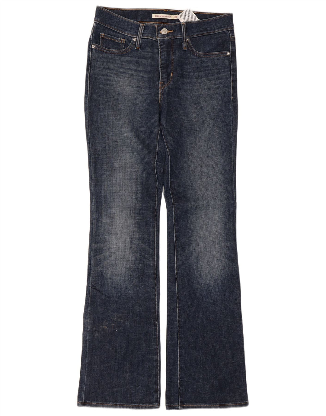 Damskie jeansy Levi's 315 Shaping Bootcut W26 L29 Niebieska bawełna