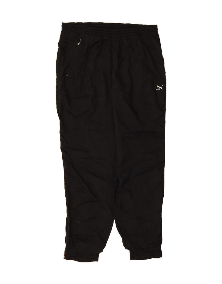 PUMA Mens Tracksuit Trousers Joggers UK 40 Medium Black Polyamide Vintage Puma and Second-Hand Puma from Messina Hembry 