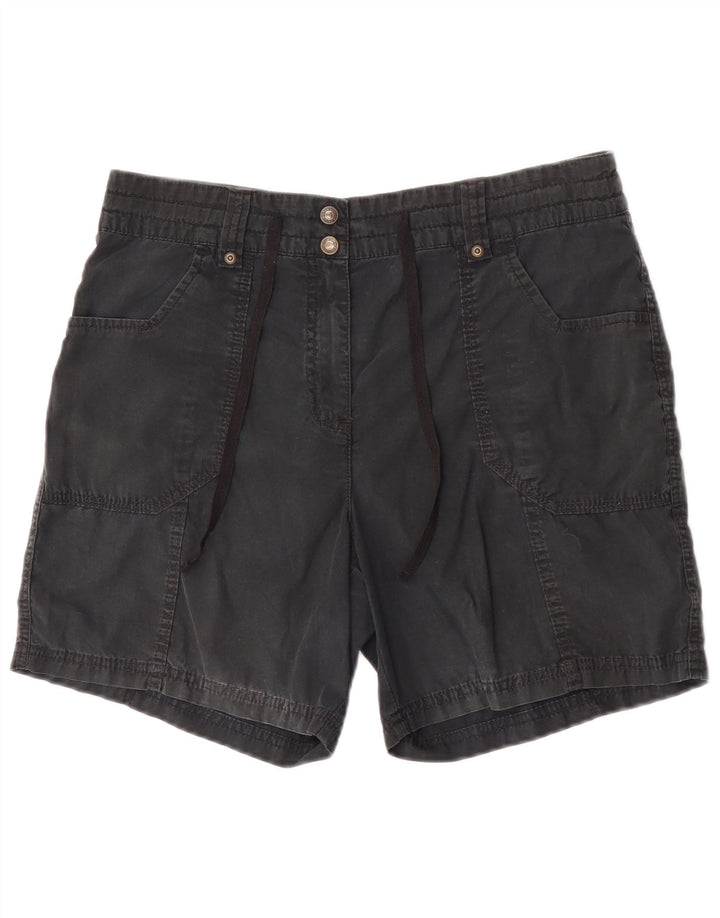 Damskie szorty Marks & Spencer UK 12 Medium W31, czarne, bawełniane